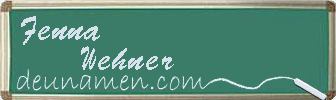 Fenna Wehner Visitenkarte